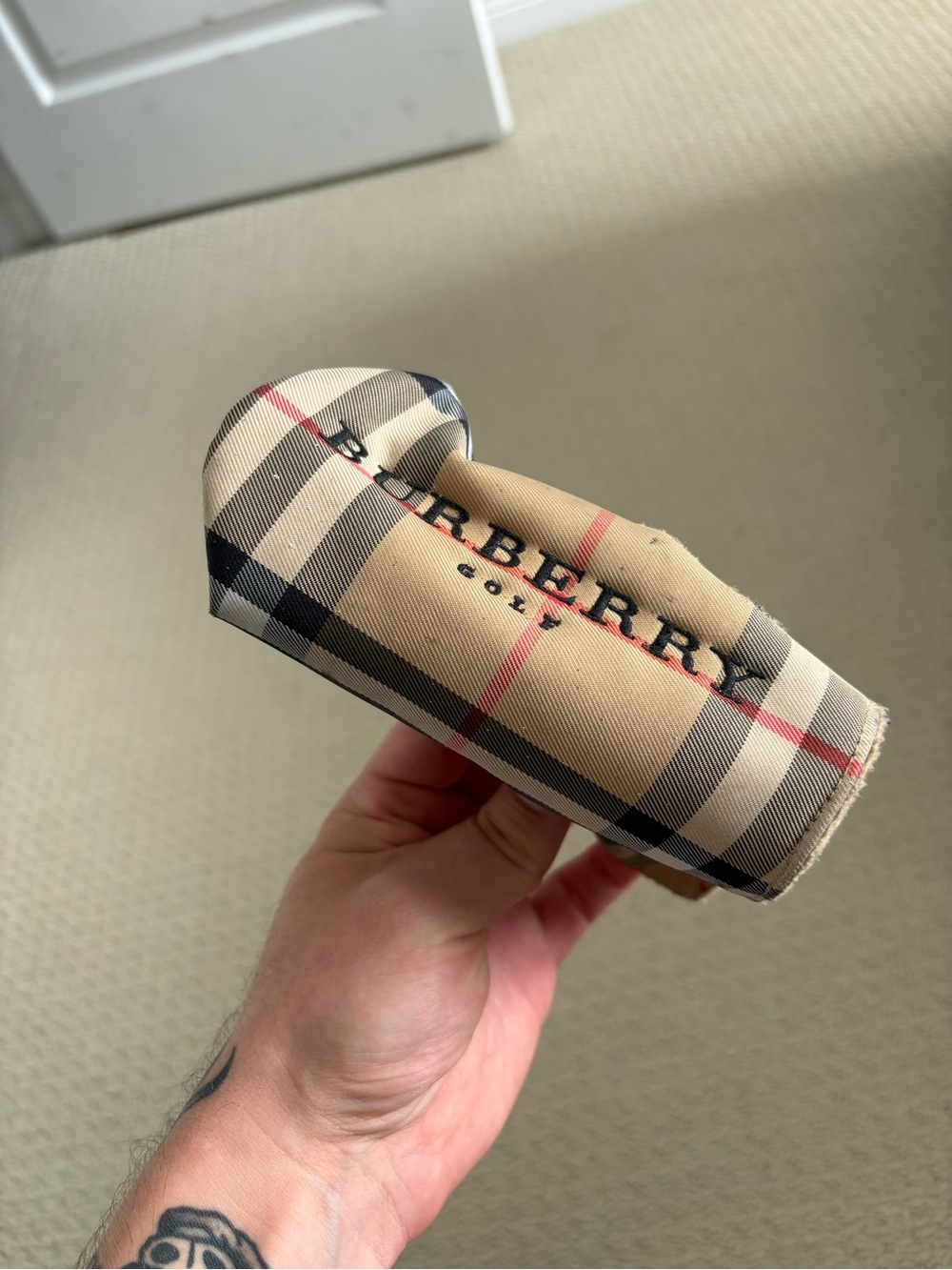 Burberry Golf Putter Cover